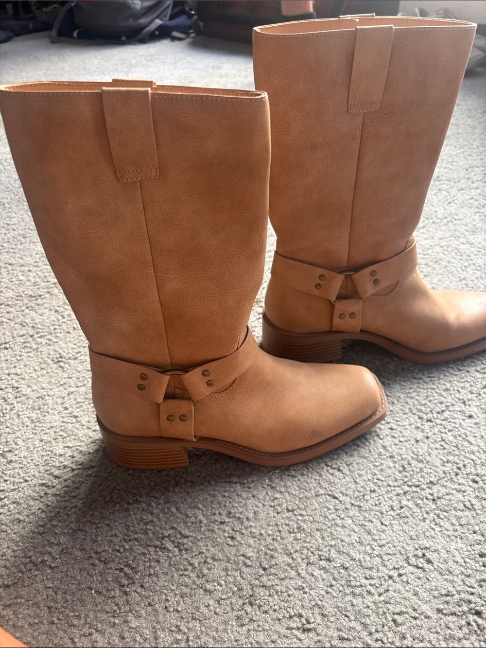 Coconuts by Matisse Tan Harness Mid-Calf Boots